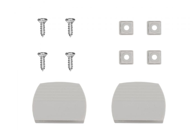Installation set for Custom Pleated Blinds - Secure drill-mount