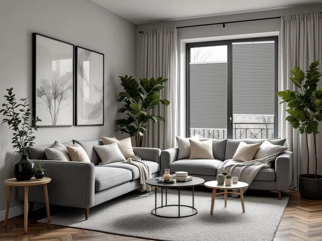 CUSTOMISED Honeycomb Pleated Blinds WITH DRILLING – Made-to-measure – Up and down Shades – 6 Different Fabric Colours – Honeycomb Blackout Blinds