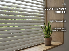 XXL 50mm Wooden Venetian Blinds – Recess Mount