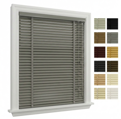 XXL 50mm Wooden Venetian Blinds – Recess Mount