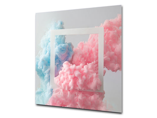 Unique Glass kitchen panel – Tempered Glass backsplash – Art design Glass Upstand NBS15: Art Series : Minimal luxury 1