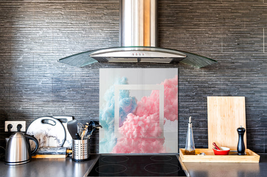 Unique Glass kitchen panel – Tempered Glass backsplash – Art design Glass Upstand NBS15: Art Series : Minimal luxury 1