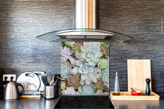 Stylish Tempered glass backsplash – Glass kitchen splashback – Glass upstand NBS14: Nature Series : Rock garden 2