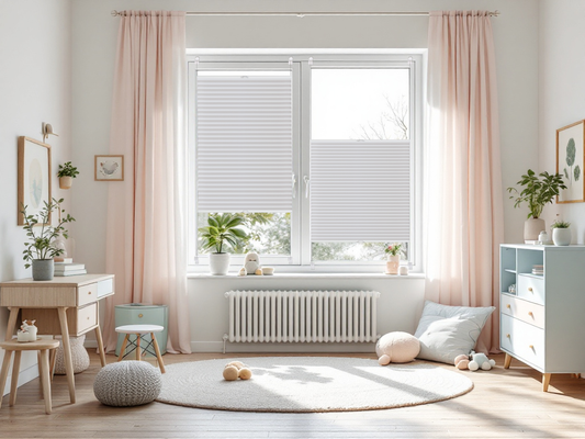 Easy Fit Custom Made Pleated Blinds