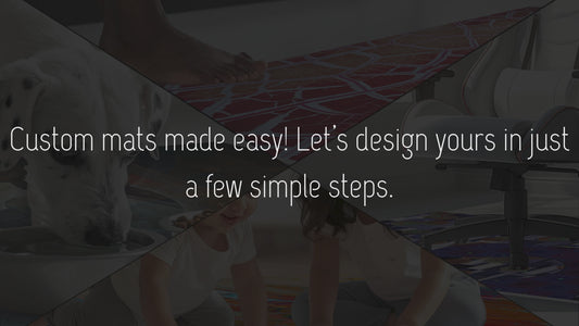 Precision Floor Mat - Innovative Custom PVC Mat for Home, Kitchen & Playrooms – Water Resistant, Stain-Proof & Kids-Safe - Vibrant Designs with Adjustable Sizes from 20x20 cm up to 200x300 cm : Abstraction 1