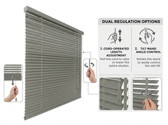 XXL 25mm Wooden Venetian Blinds – Recess Mount