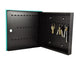 Decorative key Storage Cabinet with Glass White Board KN07: Gradient jungle