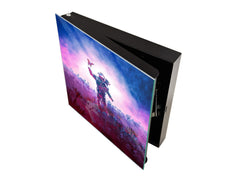 Wandmontierter Schlüsselhalter K11 Astronaut mit Alien-Schmetterling