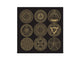 Elegante Caja de Llaves con decoración a tu gusto K12 Colección de emblemas ocultos