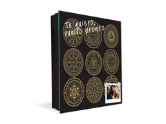 Wall Mount Key Box together K12 Mystical esoteric symbols