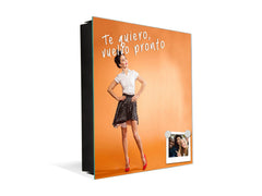 50 Key lock Box storage holder K13 Beautiful girl looking up