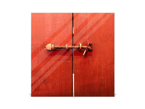 Porte-clés décoratif avec tableau à surface magnétique K10 Vieux verrou sans entrée