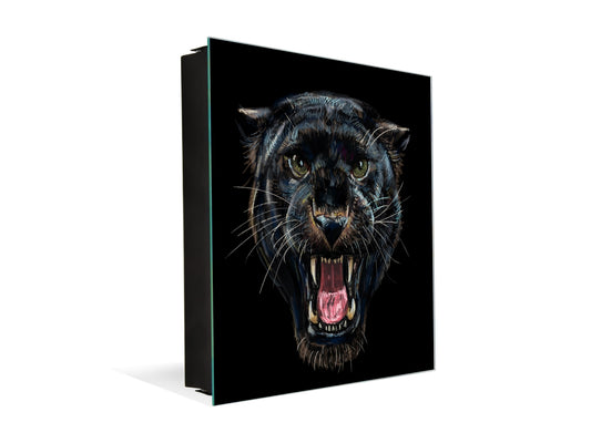 Elegant Key Organizer for 50 Key Together K02 Black Panther