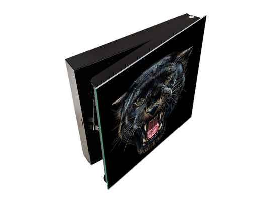 Elegant Key Organizer for 50 Key Together K02 Black Panther