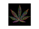 Dekorativer Key Organizer K04 Cannabis Blatt