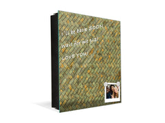 Elegant Key Organizer for 50 Key Together with Dry Erase Board KN05 Textures and tiles 1 Series: Tiny golden tiles