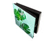 Decorative Key Organizer with Magnetic Surface Dry-Erase Board KN11 Tropical Leaves Series: Monstera summer leaves