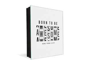 50 Keys Cabinet and Dry Erase Board in ONE K16 Doodle texts: Born to be awsome