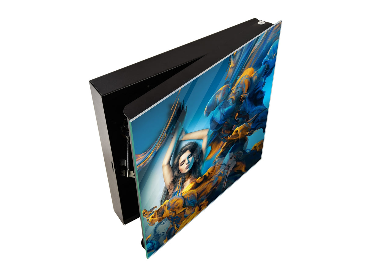 50 Key lock Box storage holder K13 Sensual woman