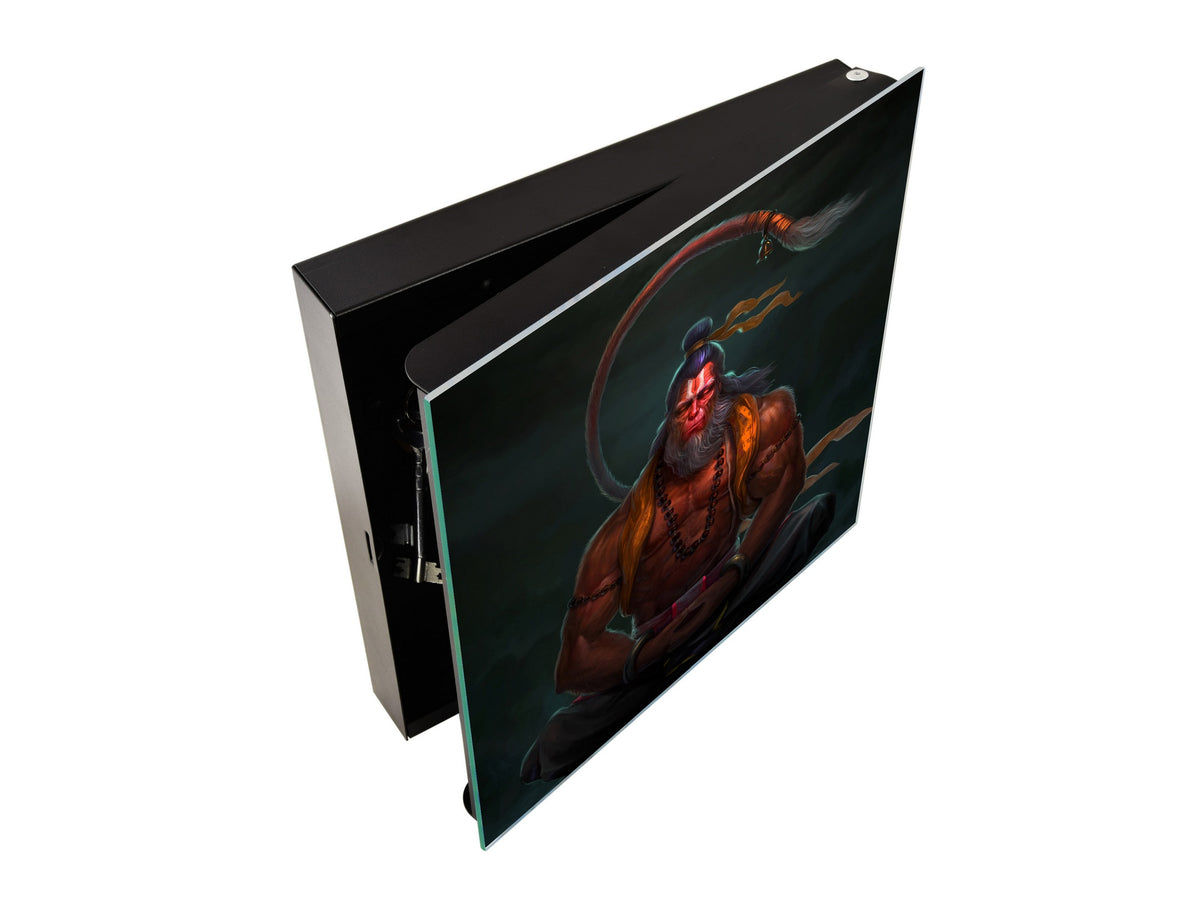 Petite armoire pour clés avec motif au choix K01 Lignes concentriques