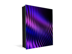 Wall Mount Key Box together with Decorative Dry Erase Board KN09 Colourful Variety Series: Purple fabric 1