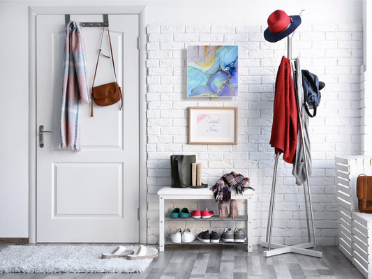 Concept Crystal Wall Mount Key Box together with Decorative Dry Erase Board KN03 Colourful abstractions Series: Colorful abstraction 1