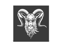 Petite boîte de décoration pour clés avec images au choix K05 Tête de chèvre Badass