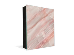 Concept Crystal Key Lock Box Storage Holder and and Magnetic Whiteboard KN02 Marbles 2 Series: Carrara pink marble