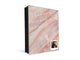 Concept Crystal Key Lock Box Storage Holder and and Magnetic Whiteboard KN02 Marbles 2 Series: Carrara pink marble