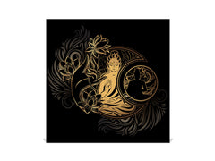 Petite armoire pour clés avec motif au choix K01 Lignes concentriques