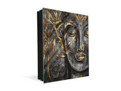 Petite armoire pour clés avec motif au choix K01 Lignes concentriques