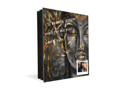 Petite armoire pour clés avec motif au choix K01 Lignes concentriques