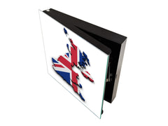 50 Key lock Box storage holder K06 United Kingdom map