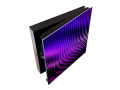 Wall Mount Key Box together with Decorative Dry Erase Board KN09 Colourful Variety Series: Purple fabric 2