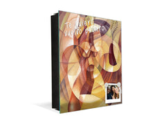 Armadietto moderno per chiavi con motivo a scelta K01: Occhio con farfalle