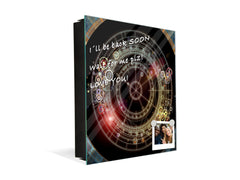 Armadietto moderno per chiavi con motivo a scelta K01 Linee concentriche