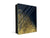 Decorative Key Box with Magnetic Glass Dry-Erase Board KN08 Golden Waves Series: Wave of glitter