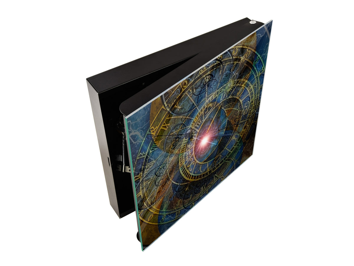 Armadietto moderno per chiavi con motivo a scelta K01 Linee concentriche