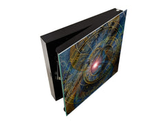 Armadietto moderno per chiavi con motivo a scelta K01 Linee concentriche