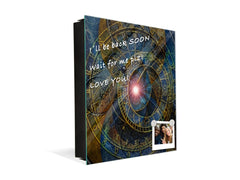 Armadietto moderno per chiavi con motivo a scelta K01 Linee concentriche