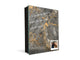 50 Key lock Box storage holder with Decorative front glass panel KN01 Marbles 1 Series: Luxurious dark grey marble