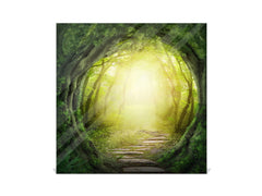 Petite boîte de décoration pour clés avec images au choix K05 Forêt magique noire