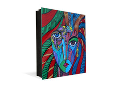 Petite armoire pour clés avec motif au choix K01 Lignes concentriques