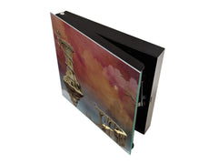 Petite boîte de décoration pour clés avec images au choix K05 Monde fantastique