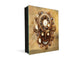 Elegante cassettina per chiavi con decorazione a tuo piacimento K09: Teschio di Steampunk