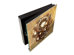 Decorative key Storage Cabinet K09 Steampunk Skull
