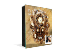 Decorative key Storage Cabinet K09 Steampunk Skull