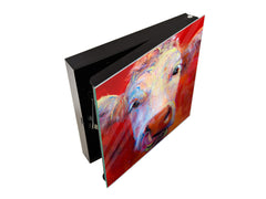 Petite armoire pour clés avec motif au choix K01 Lignes concentriques