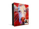 Key Cabinet together with Magnetic Glass Markerboard KN12 Paintings Series: Pastel cow
