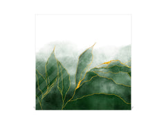 50 Key lock Box storage holder with Decorative front glass panel KN01 Marbles 1 Series: Green marble leaves